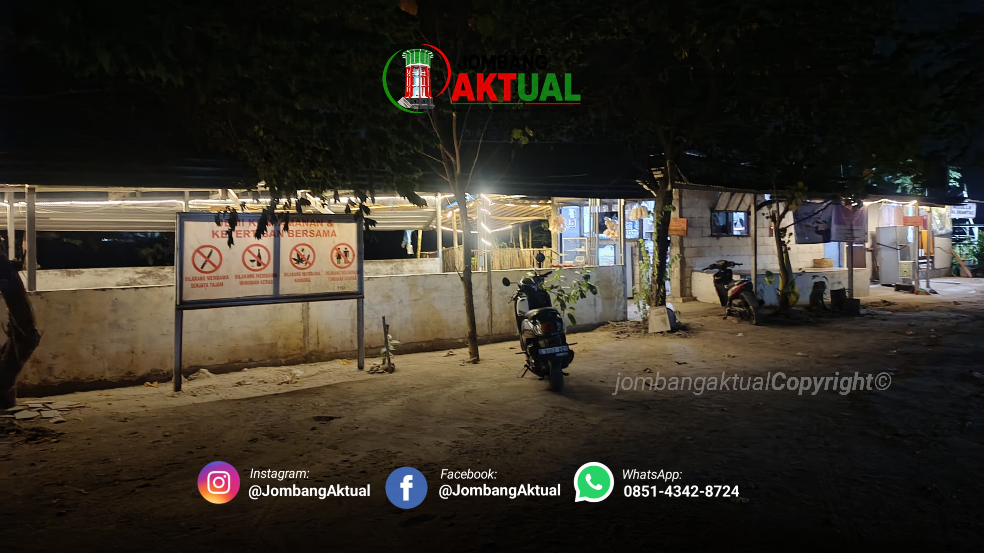 Warung Nyi Berantas, Kuliner 24 Jam di Pinggir Kali Brantas Bandarkedungmulyo yang Dikelola Bu Alma